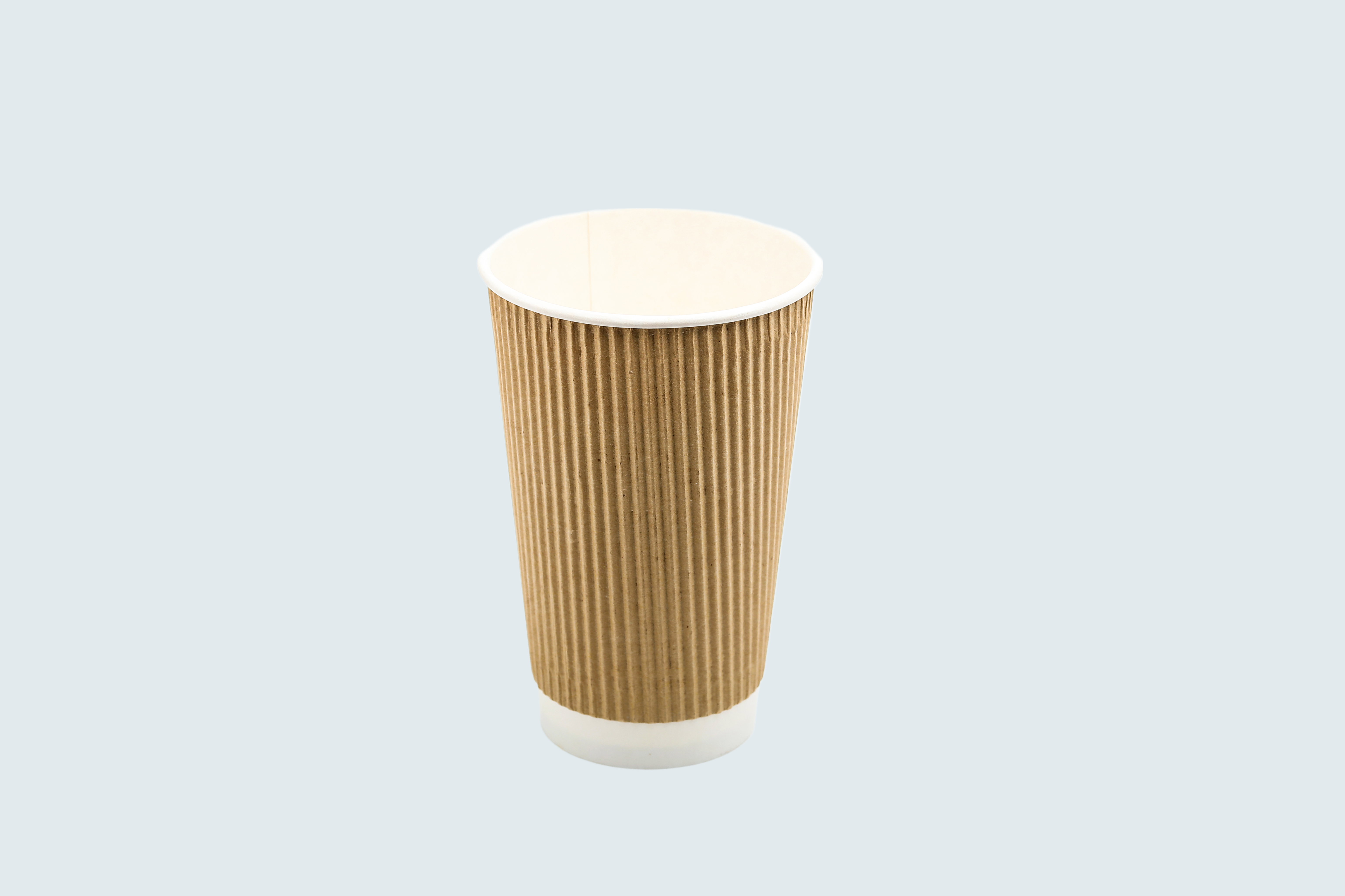 Kraft Ripple Paper Cup 12 Oz