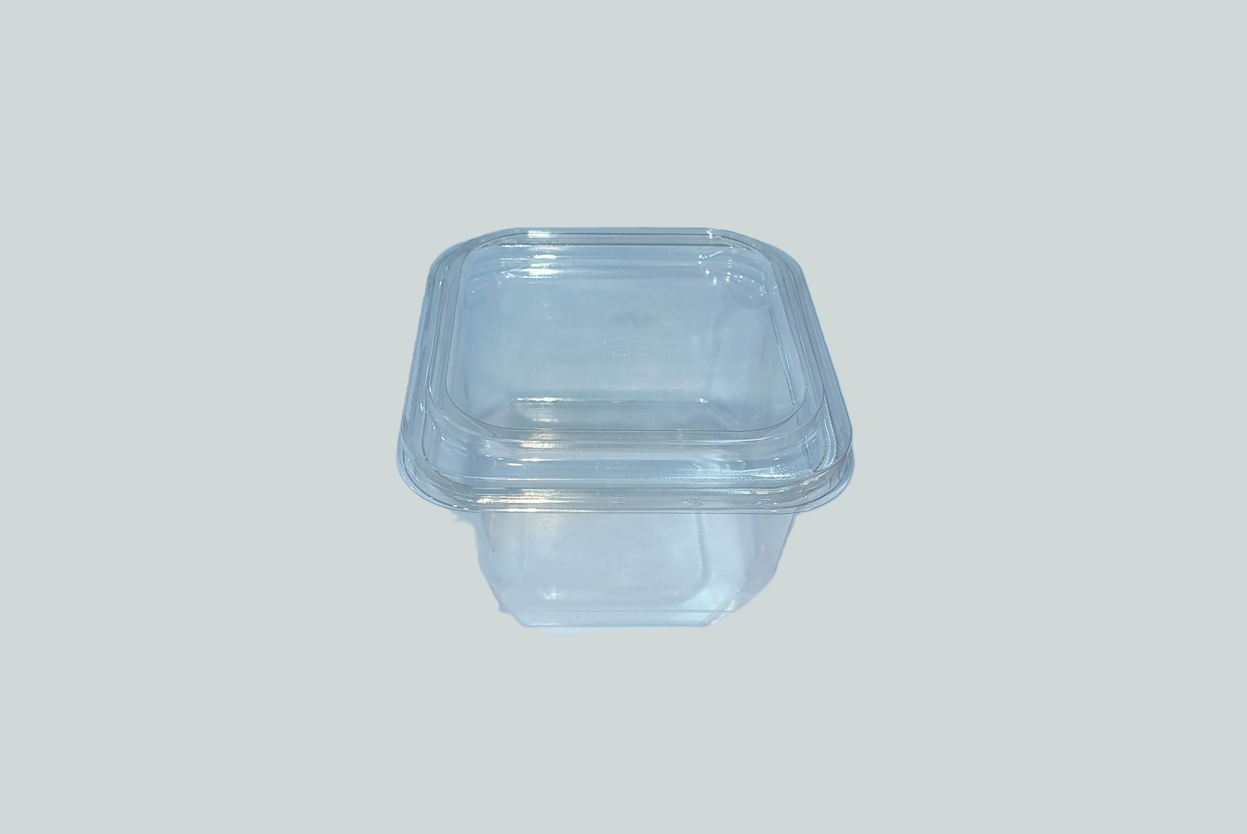 PET container with lid 16oz